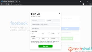 How to create an account or sign up for Facebook