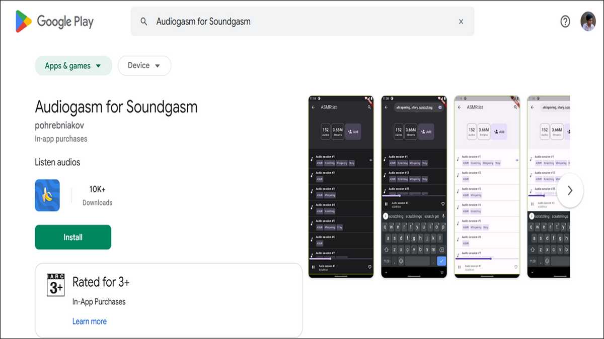 Audiogasm for Soundgasm App Available on Google Play Store, explained